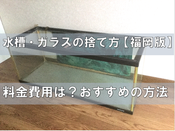 水槽 ガラスの捨て方と費用は 処分業者ならエコタス福岡がおすすめ 不用品回収 不用品回収実績 豆知識 出張回収 買取のエコタス福岡